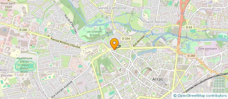 localisation de l'entreprise MADAME YOLANTA ZIOLKOWSKI à ARRAS