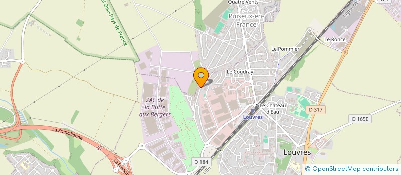 localisation de l'entreprise MADAME YOLANY LAMARRE  LOUVRES