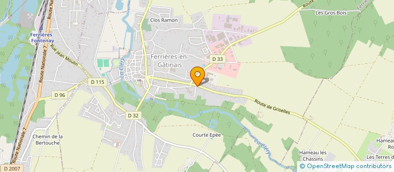 localisation de l'entreprise MADAME YOLENE GROHAR à FERRIERES-EN-GATINAIS