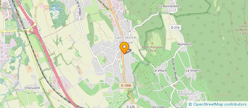 localisation de l'entreprise MADAME YOLENE GRUART  SAINT-JEOIRE-PRIEURE