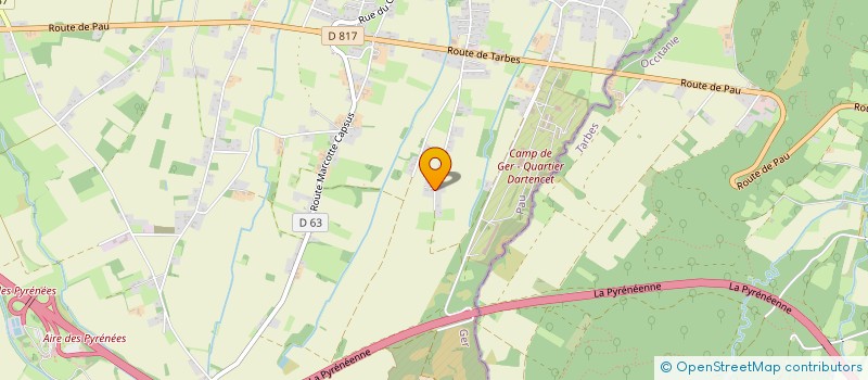 localisation de l'entreprise MADAME YOLENE PERRIER  GER