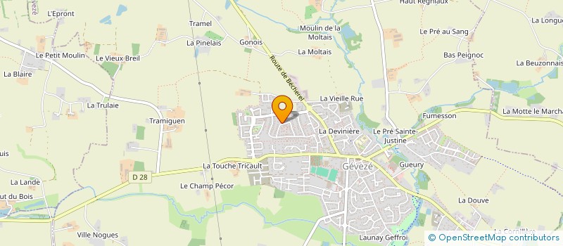 localisation de l'entreprise MADAME YOLENE SEGUIN à GEVEZE