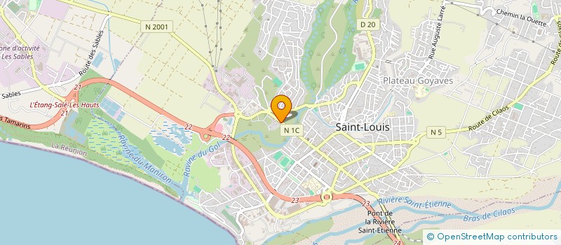 localisation de l'entreprise MADAME YOLENNE BOTREL à SAINT-LOUIS