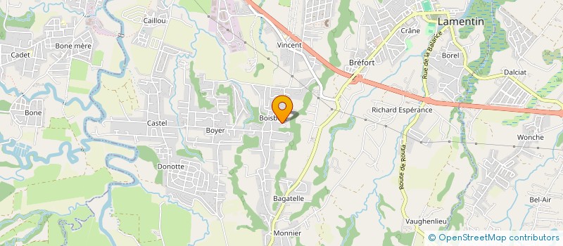 localisation de l'entreprise MADAME YOLETTE DERIVAL  LAMENTIN