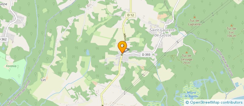 localisation de l'entreprise MADAME YOLIMA PALACIO  SAINT-LAURENT-DE-GOSSE