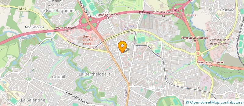 localisation de l'entreprise MADAME YOLLANDE CAMUS à LA CHAPELLE-SUR-ERDRE