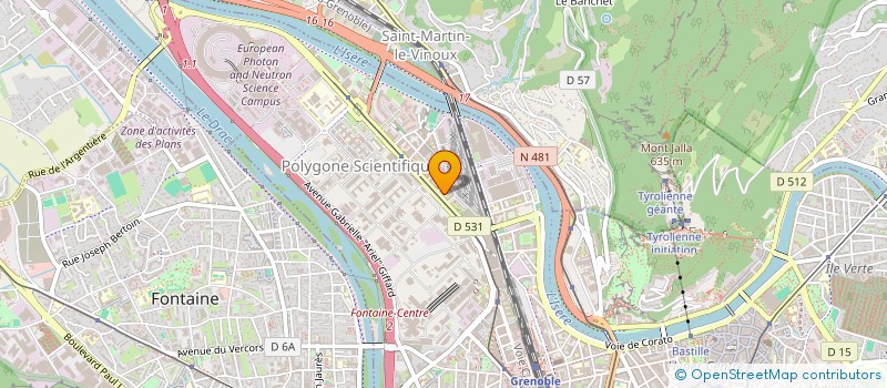 localisation de l'entreprise MADAME YOLLANDE KITATA  GRENOBLE