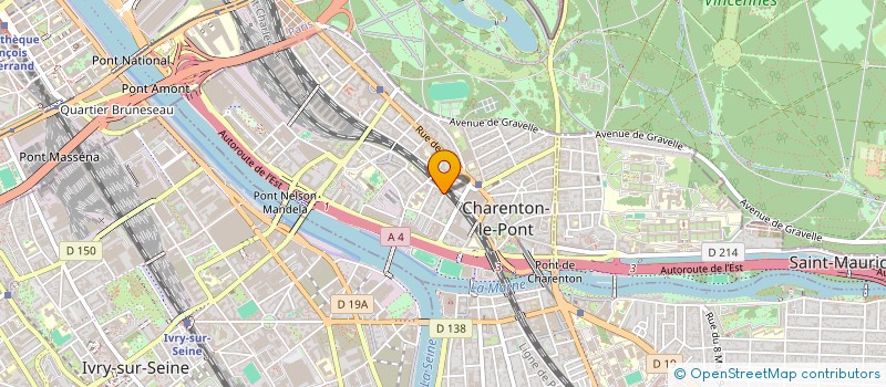 localisation de l'entreprise MADAME YONA CHEMLA  CHARENTON-LE-PONT