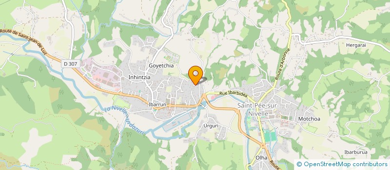 localisation de l'entreprise MADAME YONA DAGOBERT-DROUET  SAINT-PEE-SUR-NIVELLE