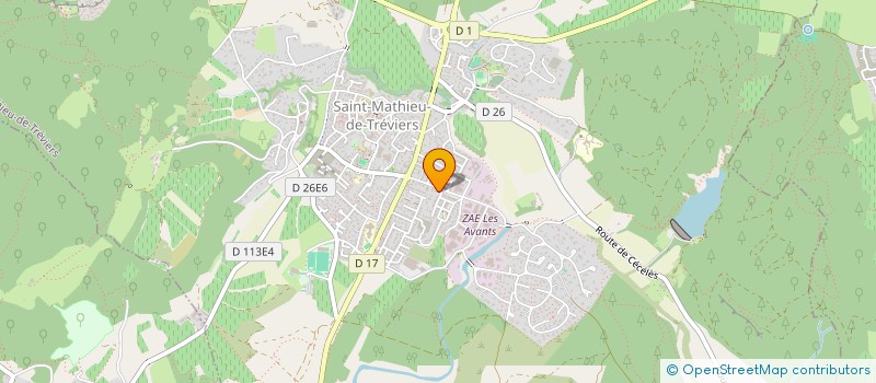 localisation de l'entreprise MADAME YONA GRANDON  SAINT-MATHIEU-DE-TREVIERS