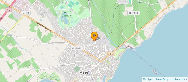 localisation de l'entreprise MADAME YONA LESEUR à MEZE