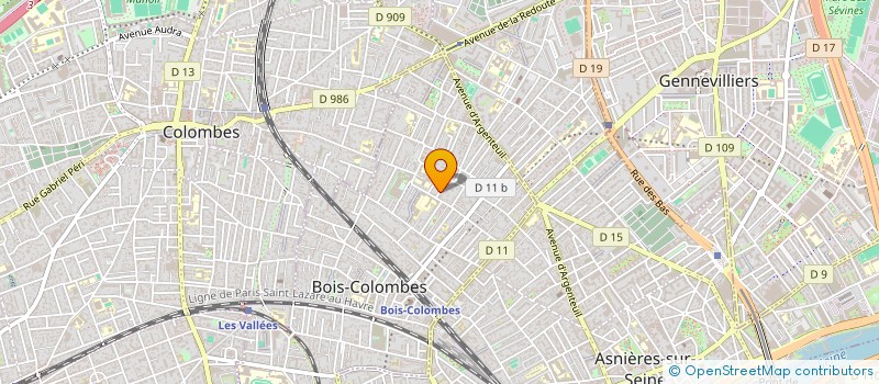 localisation de l'entreprise MADAME YONA NAHUM à BOIS-COLOMBES