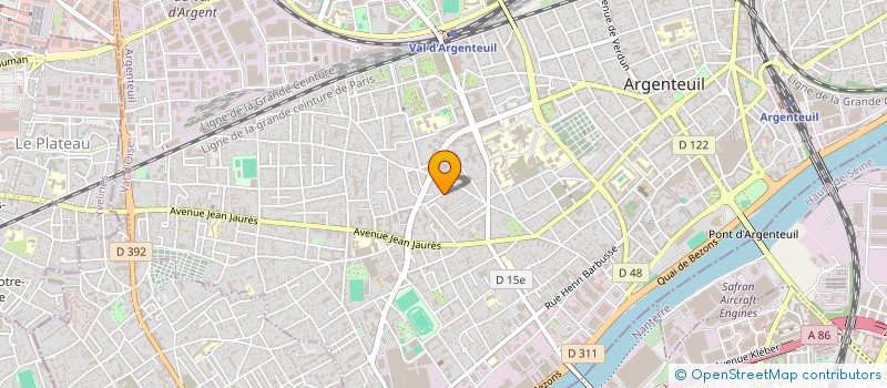 localisation de l'entreprise MADAME YONA-SIMHA SABBAH  ARGENTEUIL