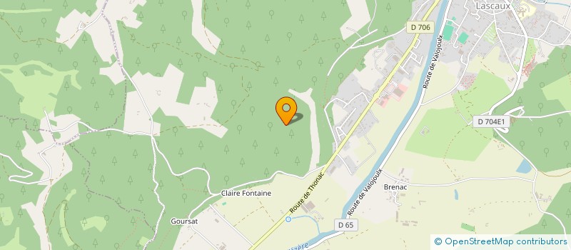 localisation de l'entreprise MADAME YONE EROSTARBE MADRAZO  SAINT-LEON-SUR-VEZERE