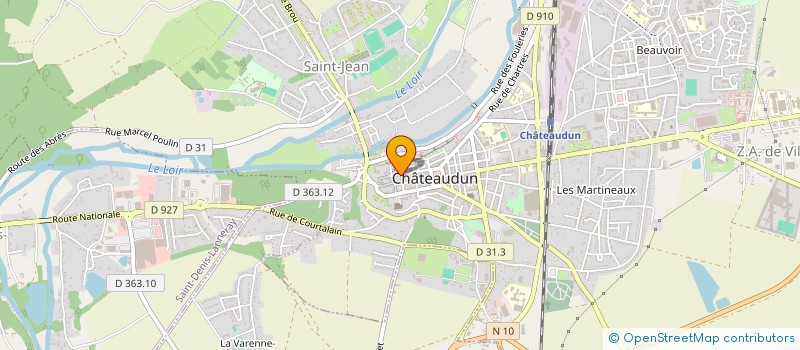 localisation de l'entreprise MADAME YONG JIE HU à CHATEAUDUN