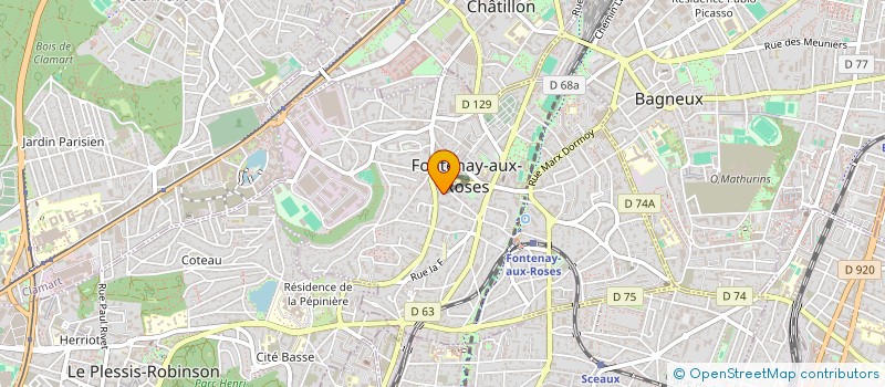 localisation de l'entreprise MADAME YOO MI HA à FONTENAY-AUX-ROSES