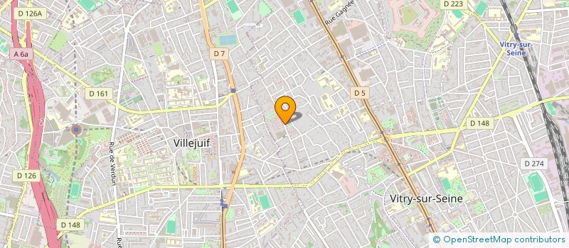 localisation de l'entreprise MADAME YOON JOO CHOI  VITRY-SUR-SEINE