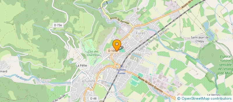 localisation de l'entreprise MADAME YOSRA ZEKRI  TULLINS