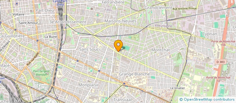 localisation de l'entreprise MADAME YOSSRA MANAR  LYON