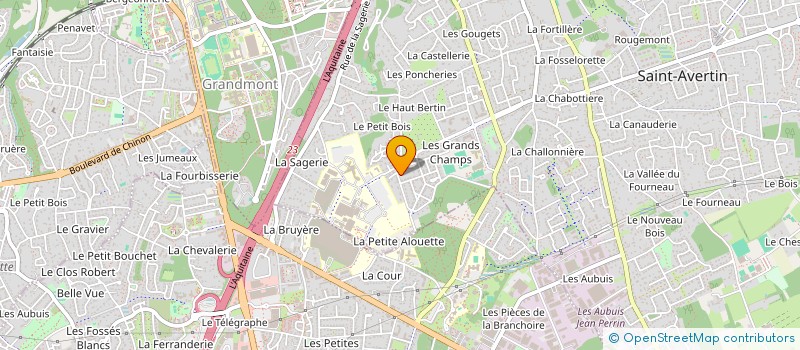 localisation de l'entreprise MADAME YOUDITE QUINETTE  SAINT-AVERTIN