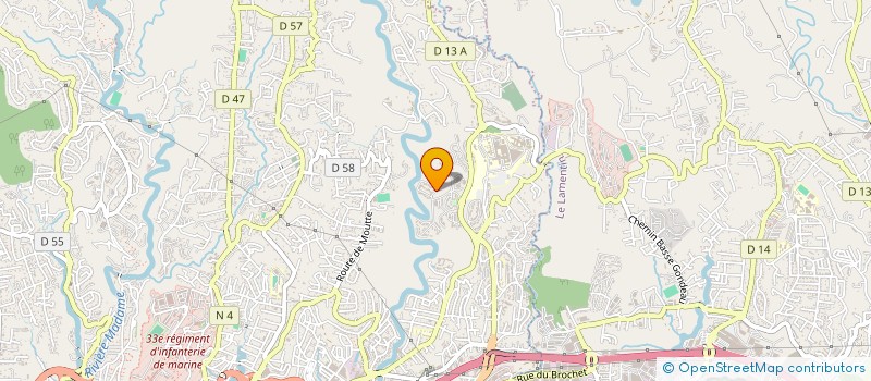 localisation de l'entreprise MADAME YOUDLINE PIERRE  FORT DE FRANCE