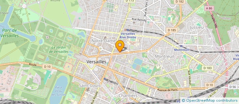 localisation de l'entreprise MADAME YOULIA ILIENKO à VERSAILLES