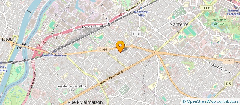 localisation de l'entreprise MADAME YOULIA NELIOUBINA à NANTERRE