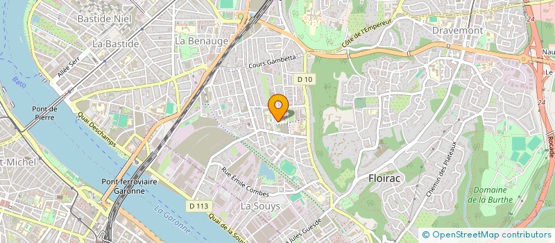 localisation de l'entreprise MADAME YOUMNA HASSANI  FLOIRAC