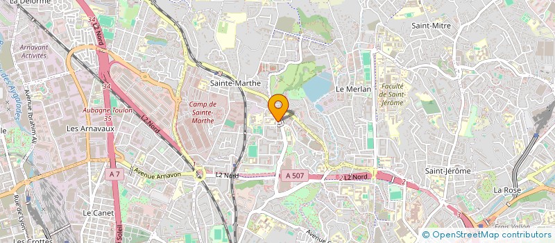 localisation de l'entreprise MADAME YOUMNA SAINDOU  MARSEILLE