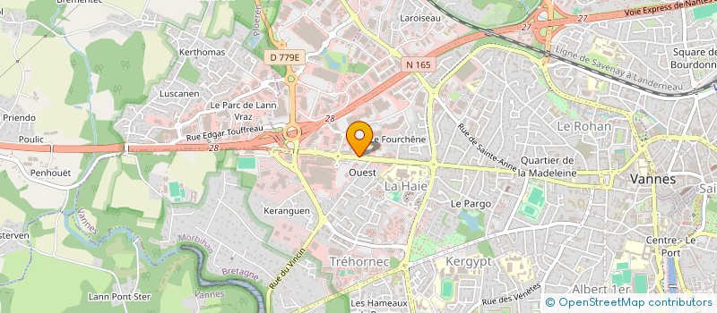 localisation de l'entreprise MADAME YOUNA DUHAMEL à VANNES