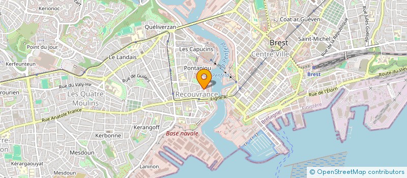 localisation de l'entreprise MADAME YOUNA TOUZARD à BREST