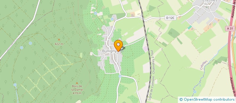 localisation de l'entreprise MADAME YOUNES KHALFAOUI  BULLIGNY