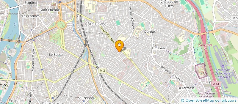 localisation de l'entreprise MADAME YOUNESS BENBABA  TOULOUSE