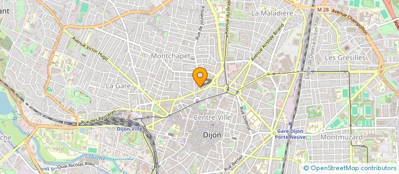 localisation de l'entreprise MADAME YOUNG KIM à DIJON