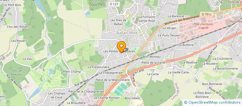 localisation de l'entreprise MADAME YOUNG KIM  BALLAN-MIRE