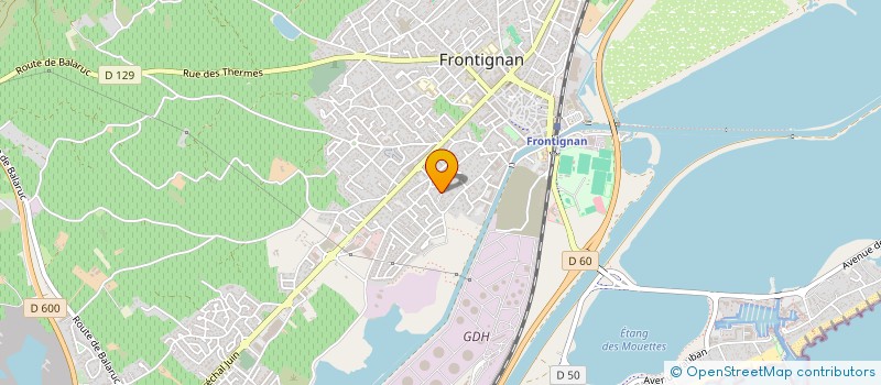 localisation de l'entreprise MADAME YOUNGSHIL YOON à FRONTIGNAN