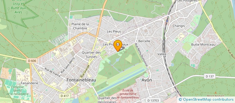 localisation de l'entreprise MADAME YOUNONA AMAND  FONTAINEBLEAU