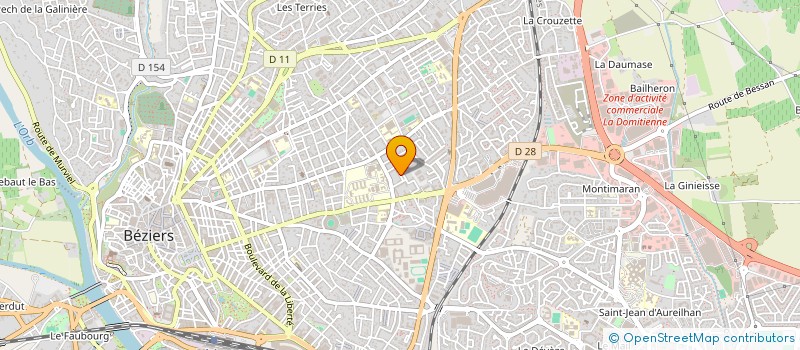 localisation de l'entreprise MADAME YOUSRA AFZANE à BEZIERS