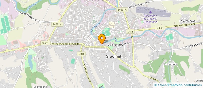 localisation de l'entreprise MADAME YOUSRA AHENACH  GRAULHET