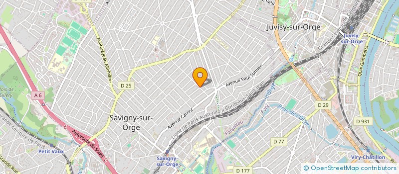 localisation de l'entreprise MADAME YOUSRA BELMOKHTAR à SAVIGNY-SUR-ORGE