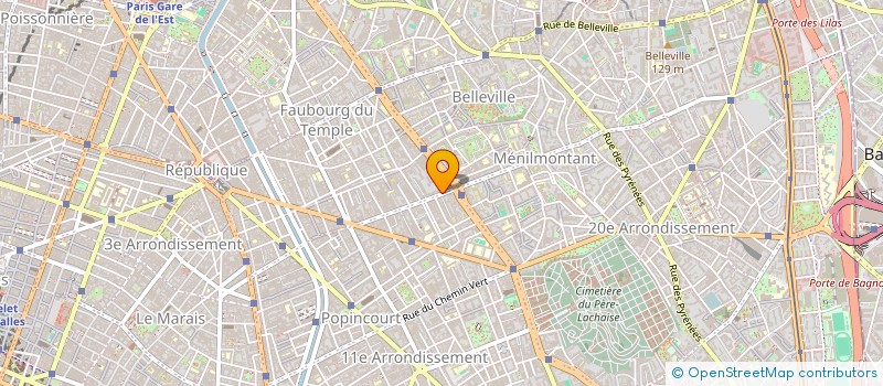 localisation de l'entreprise MADAME YOUSRA BENRAMDANE  PARIS