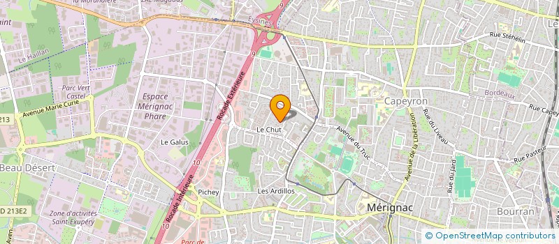 localisation de l'entreprise MADAME YOUSRA EL ACHABY  MERIGNAC