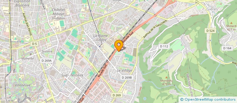 localisation de l'entreprise MADAME YOUSRA GHARBI à SAINT-MARTIN-D'HERES