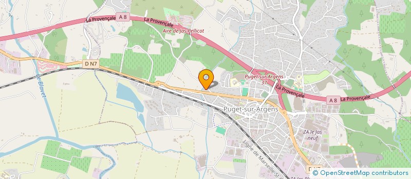 localisation de l'entreprise MADAME YOUSRA KHAY  PUGET-SUR-ARGENS