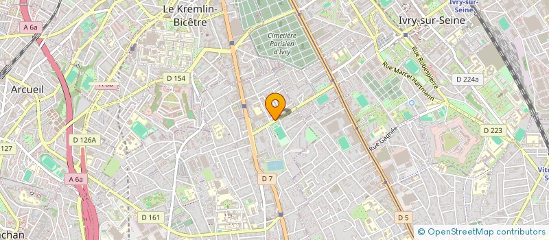 localisation de l'entreprise MADAME YOUSRA LAZRAK  VILLEJUIF