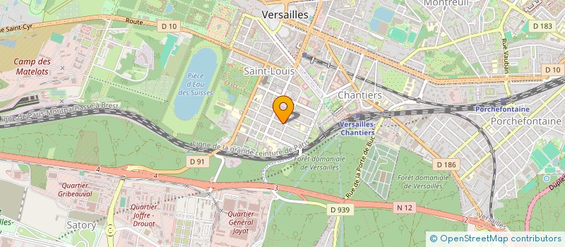 localisation de l'entreprise MADAME YOUSRA LOUTFI à VERSAILLES