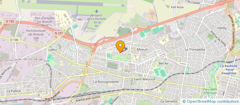 localisation de l'entreprise MADAME YOUSRA MARHI  LA ROCHELLE