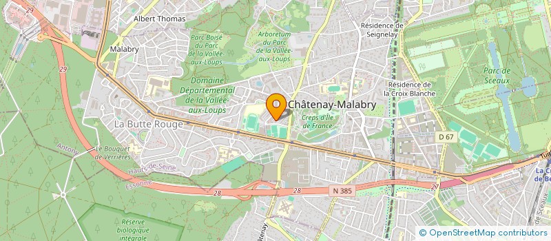 localisation de l'entreprise MADAME YOUSRA NEGGAOUI  CHATENAY-MALABRY