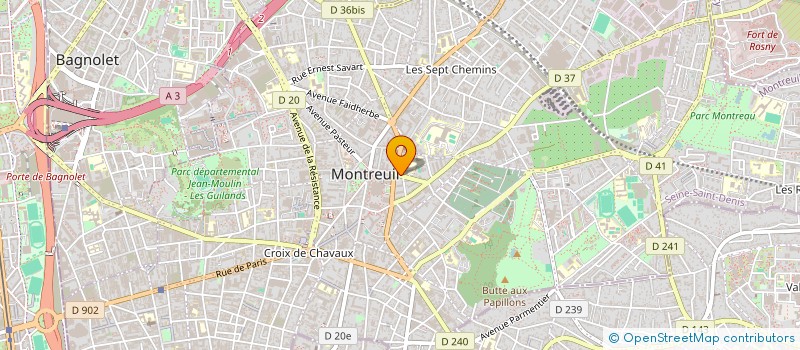 localisation de l'entreprise MADAME YOUSRA OUAHHOUD à MONTREUIL