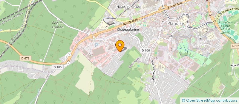 localisation de l'entreprise MADAME YOUSRA SEDIK  BESANCON